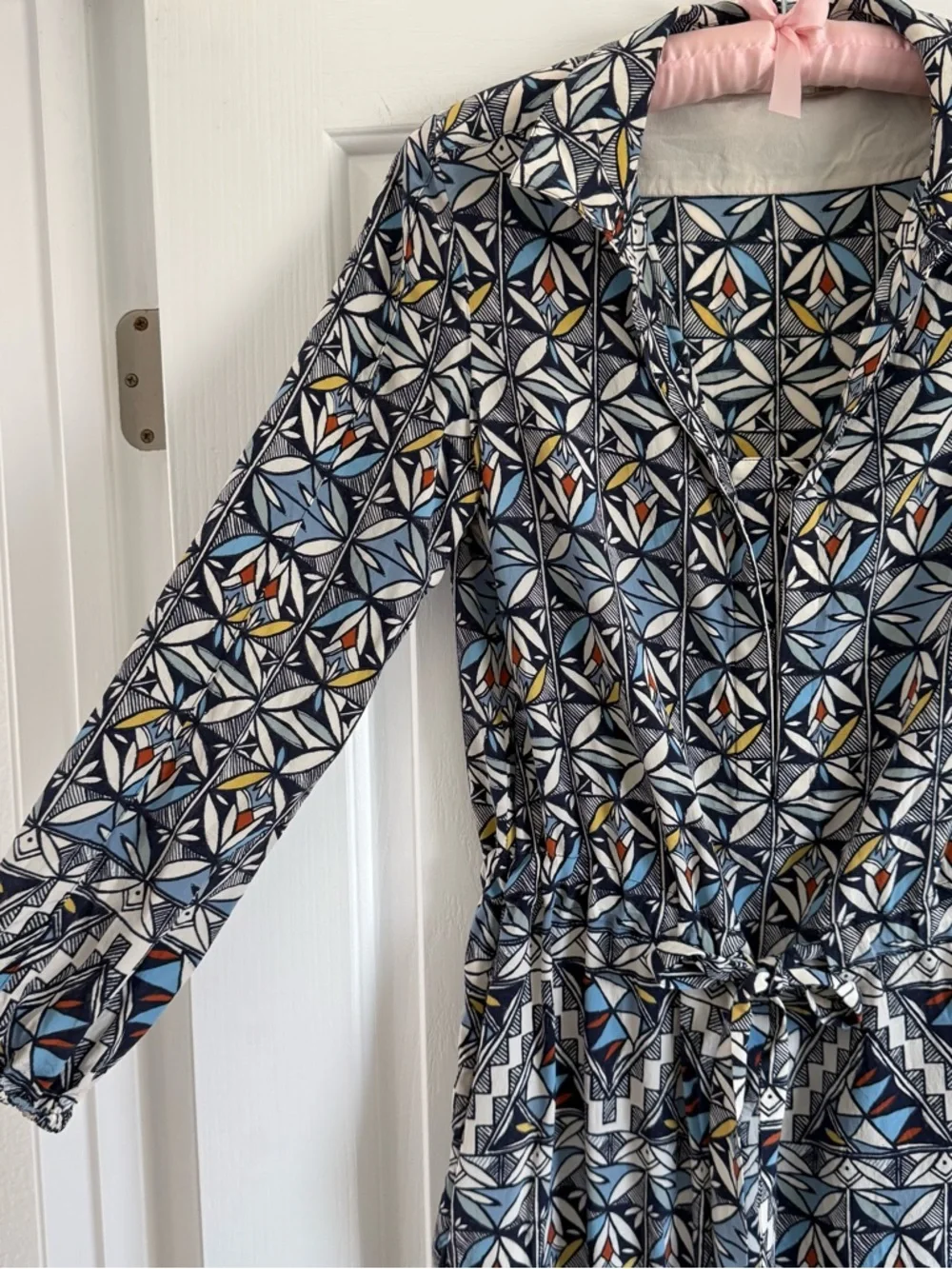 Tory Burch 100% Silk Tunic Dress Size 4 Flawed